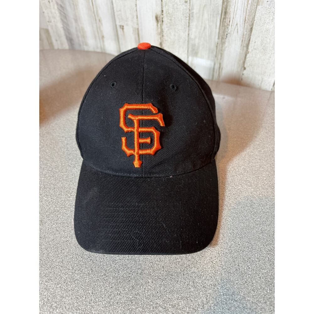 SF San Francisco Giants Baseball Hat OSFA Black and Orange